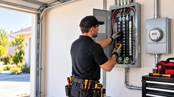 Trabajo en tablero eléctrico